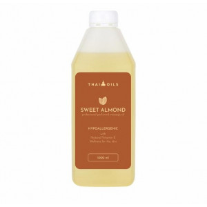 Массажное масло "Sweet Almond" Thai Oils с ароматом миндаля, 1 литр Таиланд